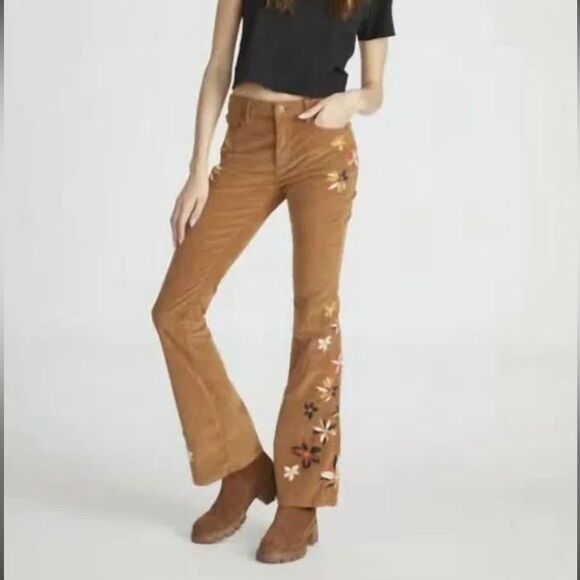 Driftwood Wyatt Embroidered Bootcut Corduroy x Detached Pants - Picture 2 of 6